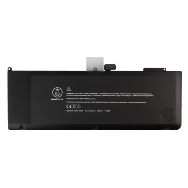 Bateria A1382 do Apple MacBook Pro 15' Unibody A1286 (Early 2011 - Mid 2012) Rhinocell Premium 24 miesiące gwarancji