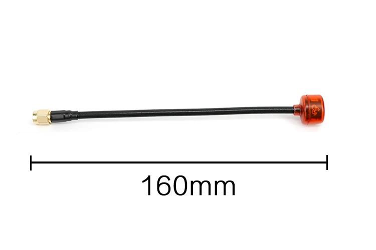 Antena RUSH Cherry II FPV 5.8G RHCP SMA do FPV dronów - wymiar