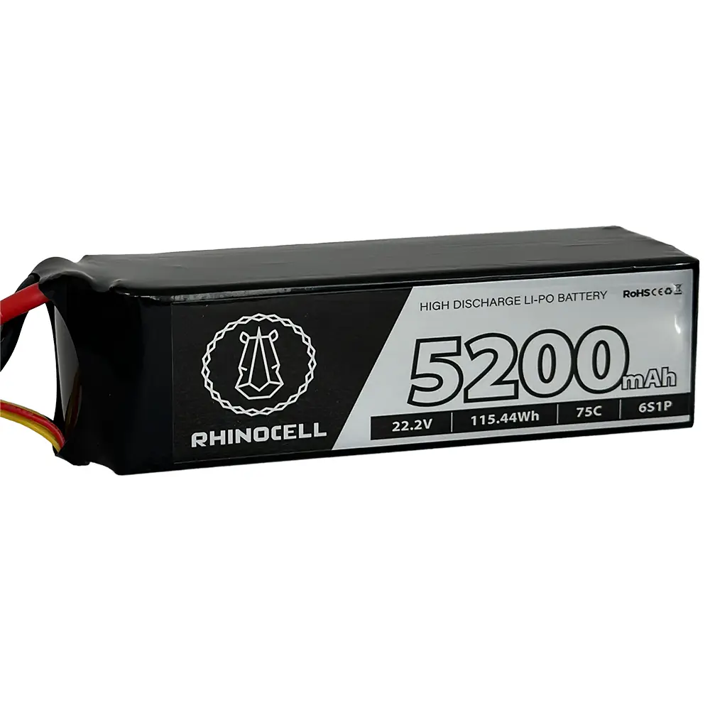 Akumulator Li-po 5200mAh. Dron FPV battery pack 22.2V Rhinocell