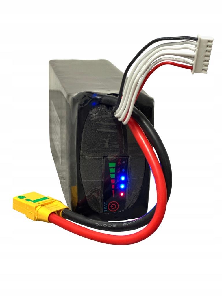 akumulator li po rhinocell battery 16000mah 23.1v 6s1p 100c z wtyczką xt90